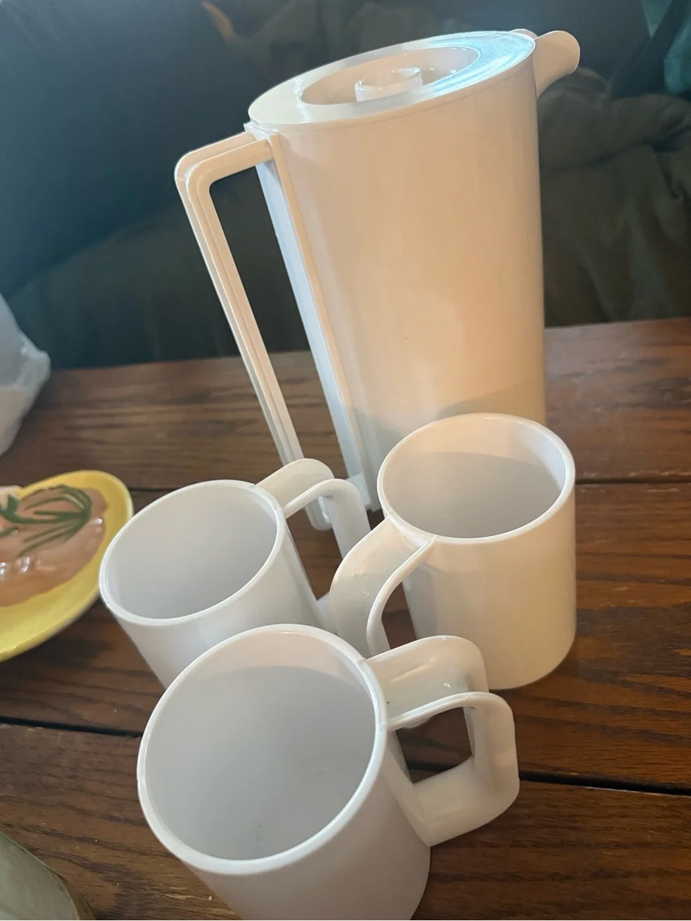 RARE 1964 Vintage Heller Max Set - Pitcher & 3 Cups - Original Art Deco
